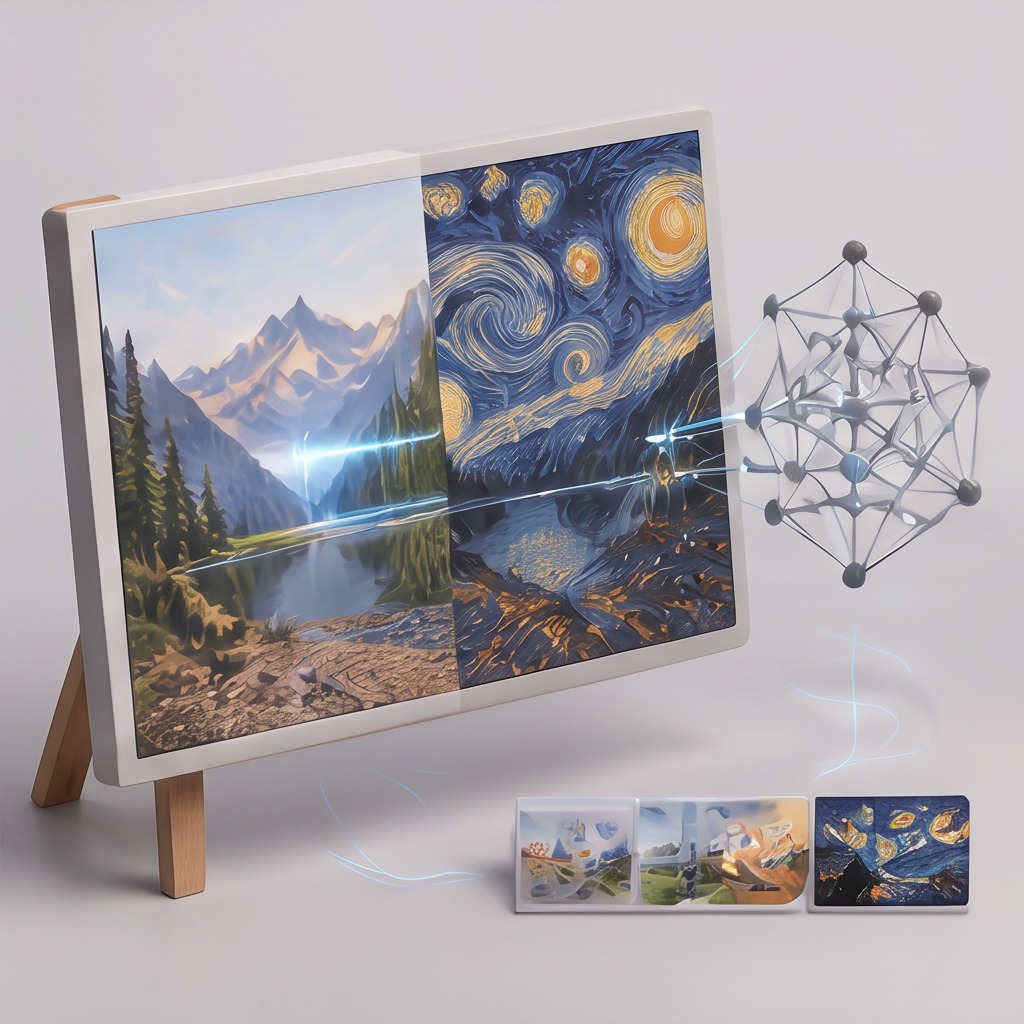 Neural Style Transfer project visual